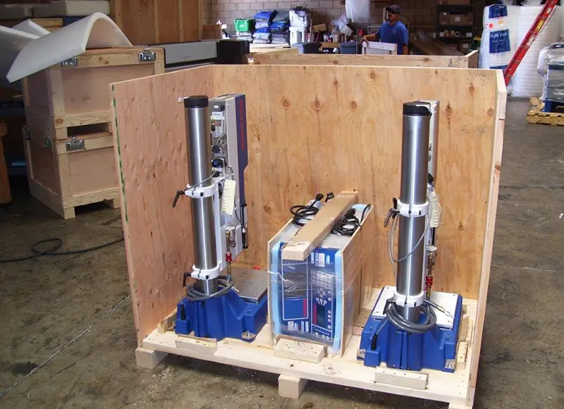 Custom Built Industrial Wooden Crate Los Angeles County