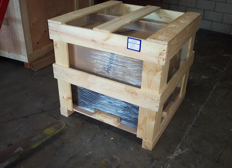 Open Sided Wooden Crates for Machinery Packing Cypress