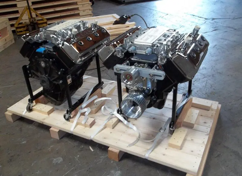 Industrial Machines Wooden Pallet Packaging & Shipping