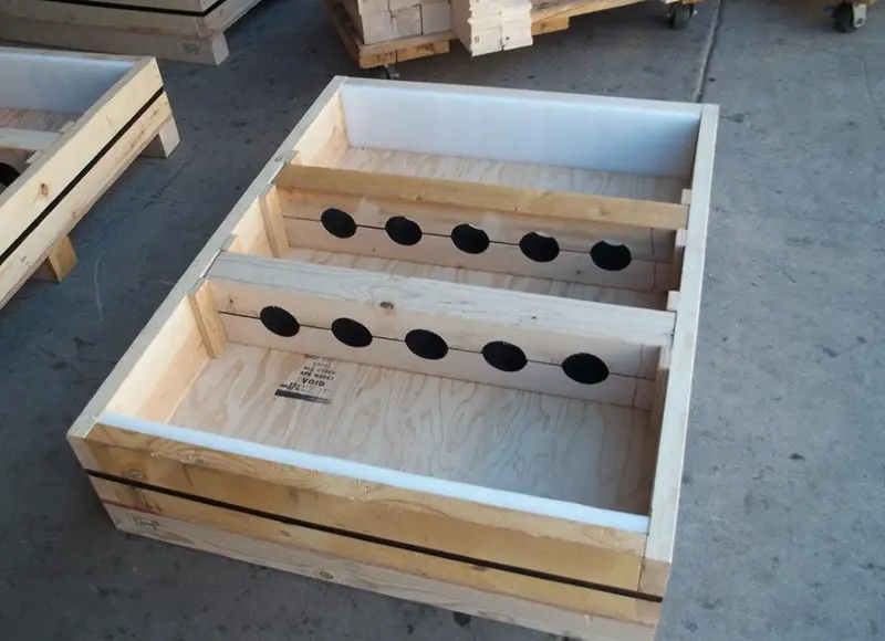 Cost Effective Open-Top Wooden Crate Orange, California