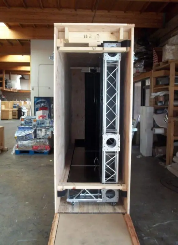 Trade Show Machine Box Packing Southern California